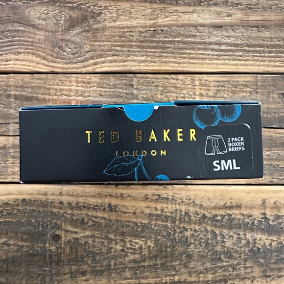 Ted Baker London Boxer Brief Men's Size Small 2 Pack Premium Soft Blue - Picture 4 of 4